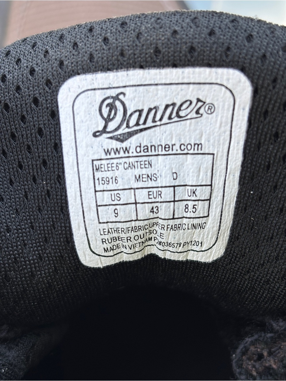 Danner Brown and Black Men's Hiking Boots - Picture 4 of 6